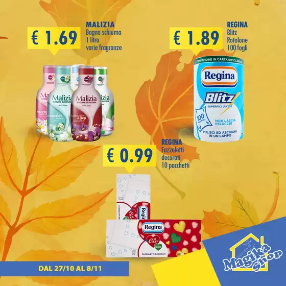 Offerte volantino dal 27/10 al 8/11
