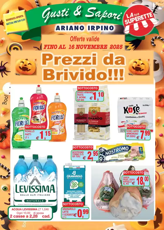 Volantino Gusti e Sapori Supermercato | Prezzi da Brivido!!! | 2025-10-27T00:00:00.000Z - 2025-11-16T00:00:00.000Z