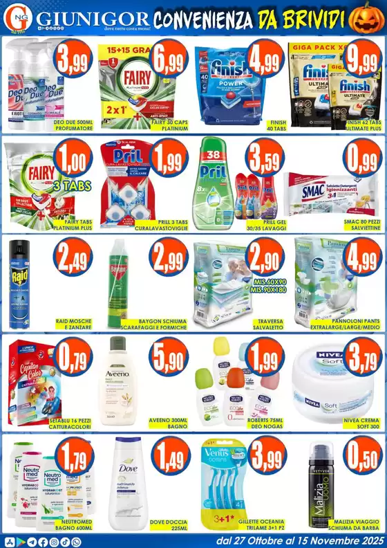 Convenienza da brividi