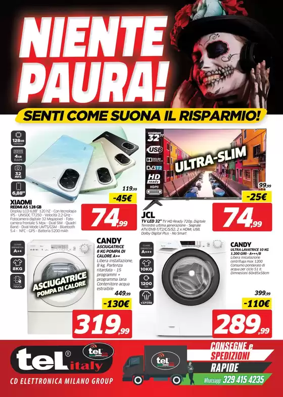 Volantino Telitaly a Ischia | Niente paura! | 2025-10-28T00:00:00.000Z - 2025-11-02T00:00:00.000Z