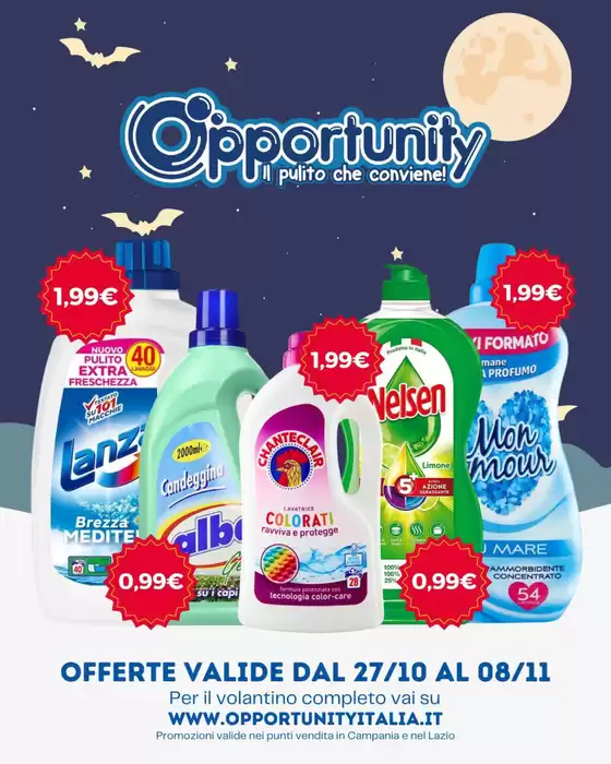 Volantino Opportunity Shop a San Donà di Piave | Offerte valide dal 27/10 al 08/11 | 2025-10-28T00:00:00.000Z - 2025-11-08T00:00:00.000Z