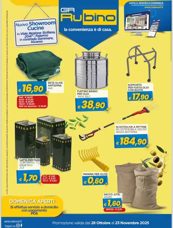 Volantino Gr Rubino a Albignasego | Promozion calida da 28 ottobre al 23 novembre | 2025-10-28T00:00:00.000Z - 2025-11-23T00:00:00.000Z