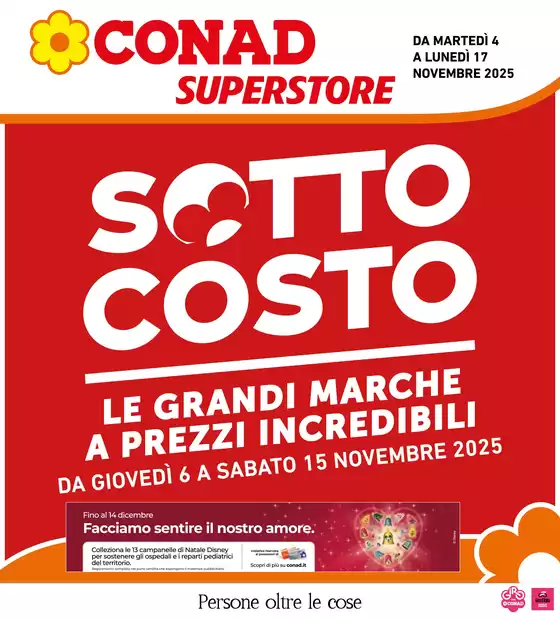 Volantino Conad Superstore | Sottocosto | 2025-11-04T00:00:00.000Z - 2025-11-17T00:00:00.000Z
