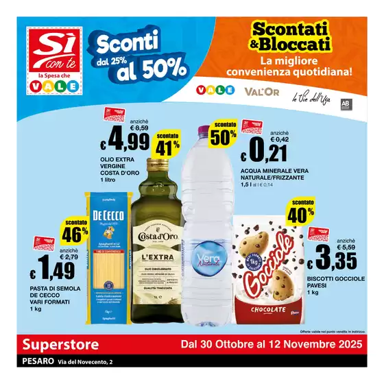 Volantino Si con te superstore a Bovisio-Masciago | Scontati & Bloccati | 2025-10-30T00:00:00.000Z - 2025-11-12T00:00:00.000Z
