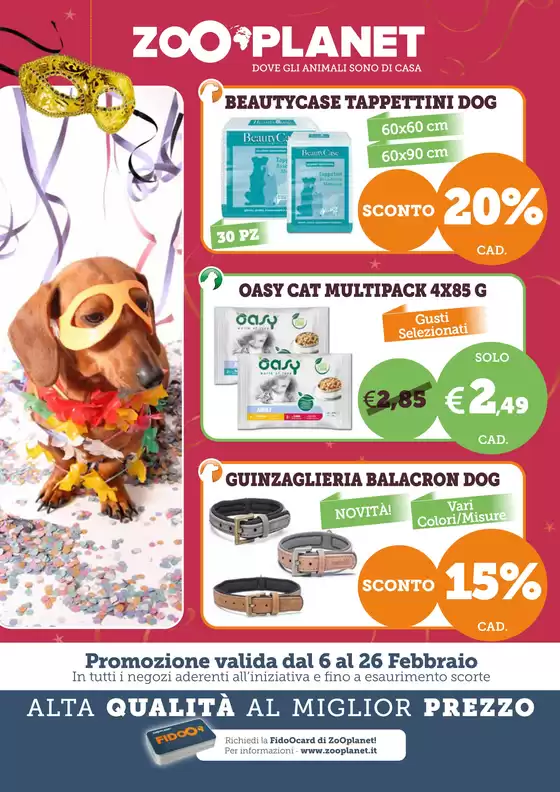 Volantino ZooPlanet a Cavallino | Offerte esclusive e affari | 2025-10-29T00:00:00.000Z - 2025-11-12T00:00:00.000Z