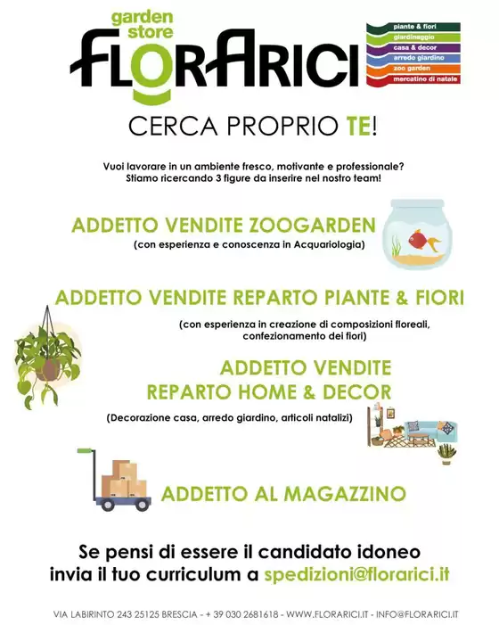 Volantino Florarici | Florarici cerca proprio te! Lavora con Noi! | 2025-10-29T00:00:00.000Z - 2025-11-12T00:00:00.000Z