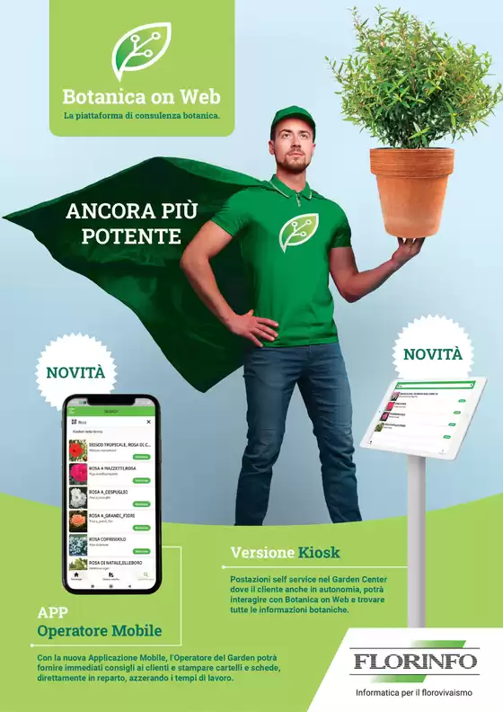 Volantino Florarici | Hai una pianta in testa? da Florarici è arrivato KIOSK! | 2025-10-29T00:00:00.000Z - 2025-11-12T00:00:00.000Z