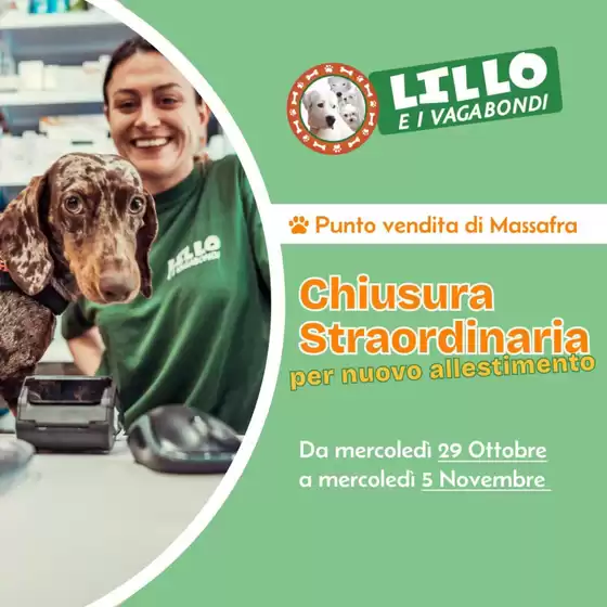 Volantino Lillo e i Vagabondi | Offerte Lillo e i vagabondi | 2025-10-29T00:00:00.000Z - 2025-11-12T00:00:00.000Z
