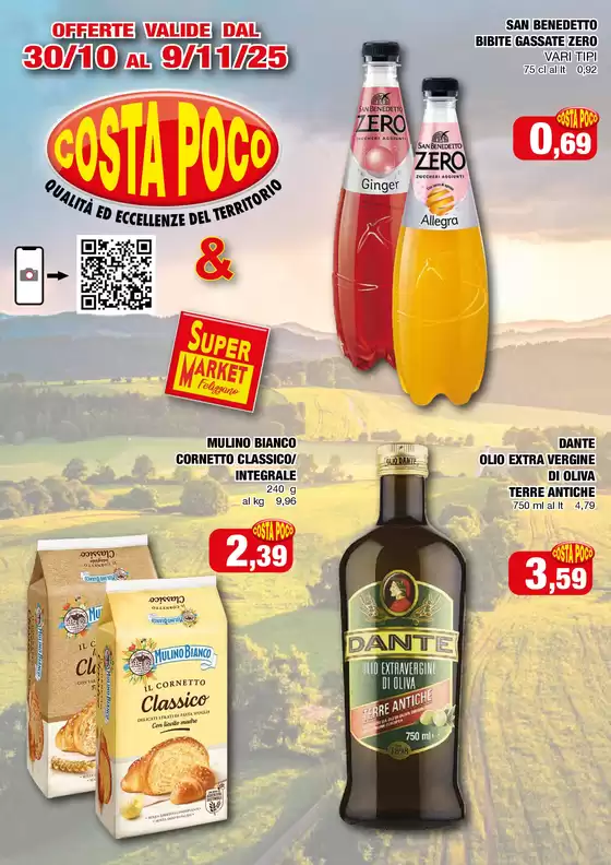 Volantino Supermercati Costa Poco | Offerte valide dal 30/10 al 9/11/25 | 2025-10-29T00:00:00.000Z - 2025-11-09T00:00:00.000Z