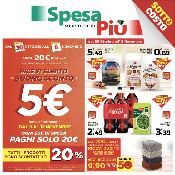 Volantino SpesaPiù Supermercati | Sottocosto | 2025-10-30T00:00:00.000Z - 2025-11-08T00:00:00.000Z