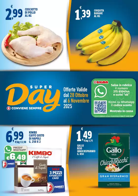 Volantino Superday | Offerte valide dal 28 ottobre al 6 novembre | 2025-10-28T00:00:00.000Z - 2025-11-06T00:00:00.000Z