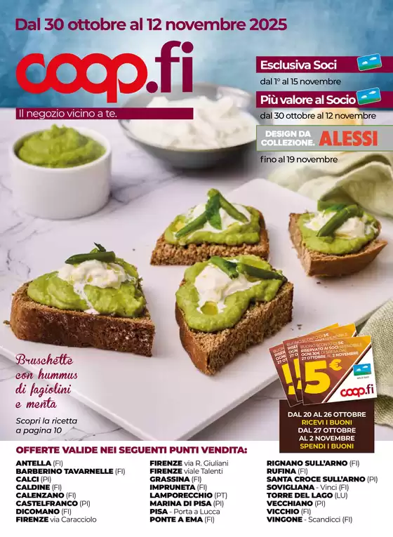 Dal 30 ottobre al 12 novembre 2025