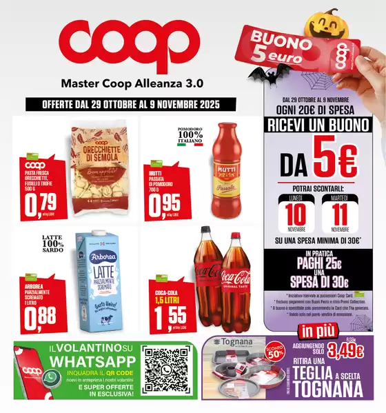 Volantino Coop | OFFERTE DAL 29 OTTOBRE AL 9 NOVEMBRE 2025 | 2025-10-29T00:00:00.000Z - 2025-11-09T00:00:00.000Z