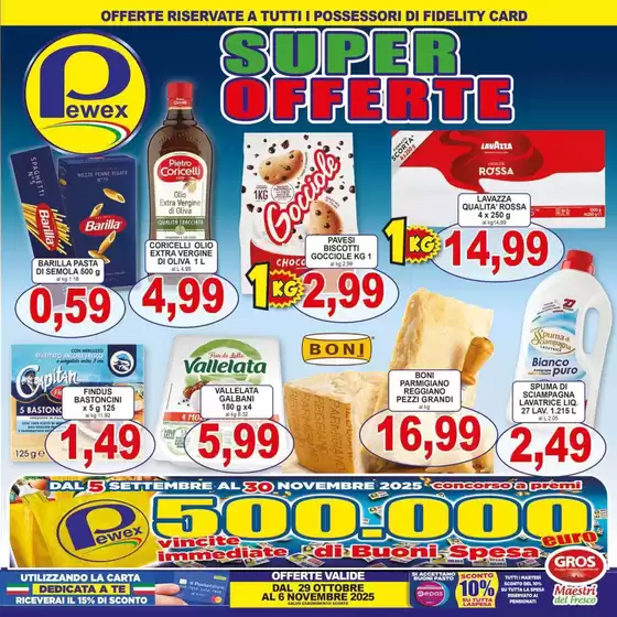 Volantino Pewex a Predoi | Super offerte | 2025-10-29T00:00:00.000Z - 2025-11-06T00:00:00.000Z