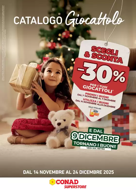Volantino Conad Superstore a Alpignano | Catalogo giocattolo | 2025-11-14T00:00:00.000Z - 2025-12-24T00:00:00.000Z
