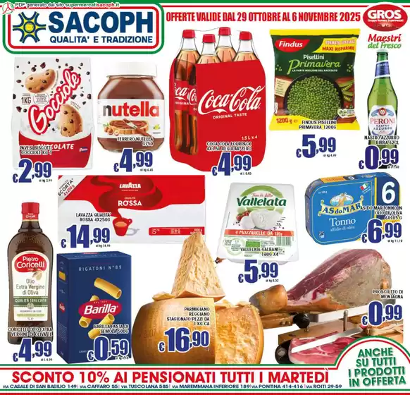 Volantino Sacoph a Predoi | Offerte valide dal 30 ottobre al 6 novembre 2025 | 2025-10-29T00:00:00.000Z - 2025-11-06T00:00:00.000Z