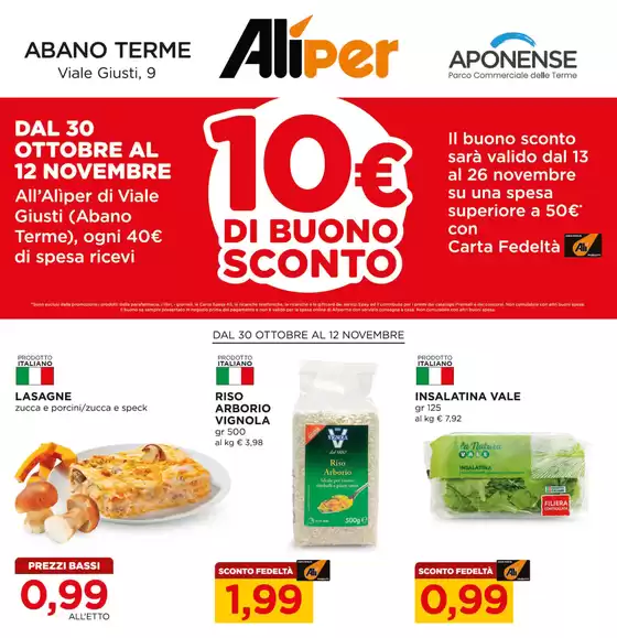 Volantino Alì e Alìper a Napoli | Prezzi bassi | 2025-10-30T00:00:00.000Z - 2025-11-12T00:00:00.000Z