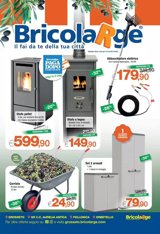 Volantino BricolaRge a Monte Argentario | Il fai da te della tua citta! | 2025-10-29T00:00:00.000Z - 2025-11-09T00:00:00.000Z