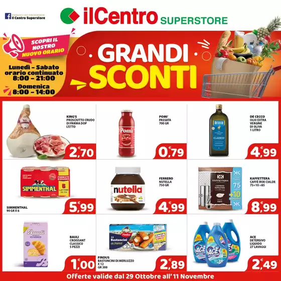 Volantino Il Centro Superstore a Latina | Grandi sconti | 2025-10-29T00:00:00.000Z - 2025-11-11T00:00:00.000Z