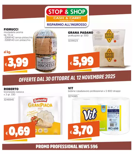 OFFERTE DAL 30 OTTOBRE AL 12 NOVEMBRE 2025
