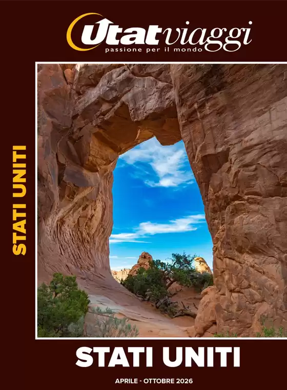 Volantino Utat viaggi a Palermo | Stati Uniti 2026 | 2026-04-01T00:00:00.000Z - 2026-10-31T00:00:00.000Z