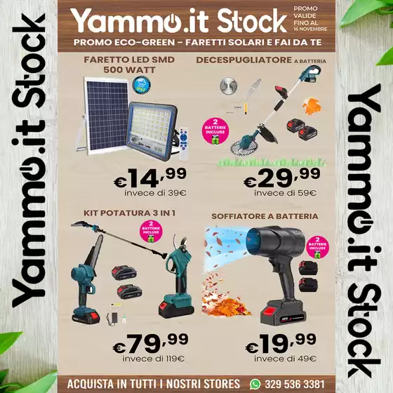 Volantino Yammo a Barletta | Promo eco-green | 2025-10-30T00:00:00.000Z - 2025-11-16T00:00:00.000Z