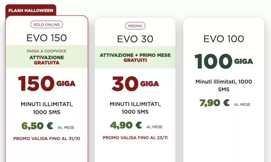 Volantino CoopVoce a Vedelago | Offerte | 2025-10-30T00:00:00.000Z - 2025-11-23T00:00:00.000Z