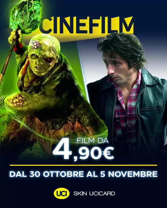 Volantino Uci Cinemas a Riese Pio X | Film da 4.90€ | 2025-10-30T00:00:00.000Z - 2025-11-05T00:00:00.000Z