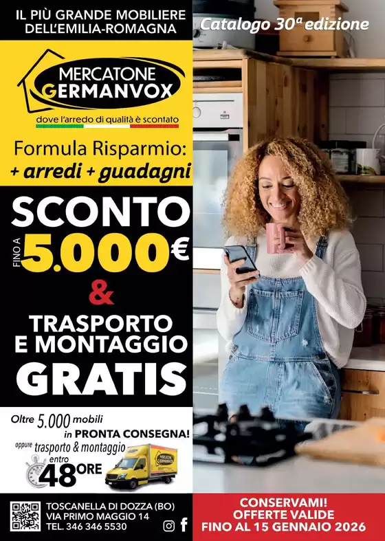 Volantino Mercatone Germanvox | Catalogo 30a edizione | 2025-10-30T00:00:00.000Z - 2026-01-15T00:00:00.000Z