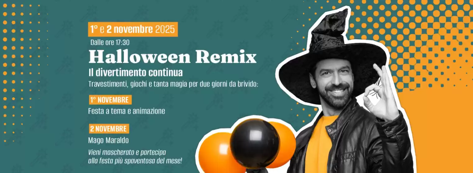 Volantino Mongolfiera - Taranto a Pederobba | Halloween remix | 2025-11-01T00:00:00.000Z - 2025-11-02T00:00:00.000Z