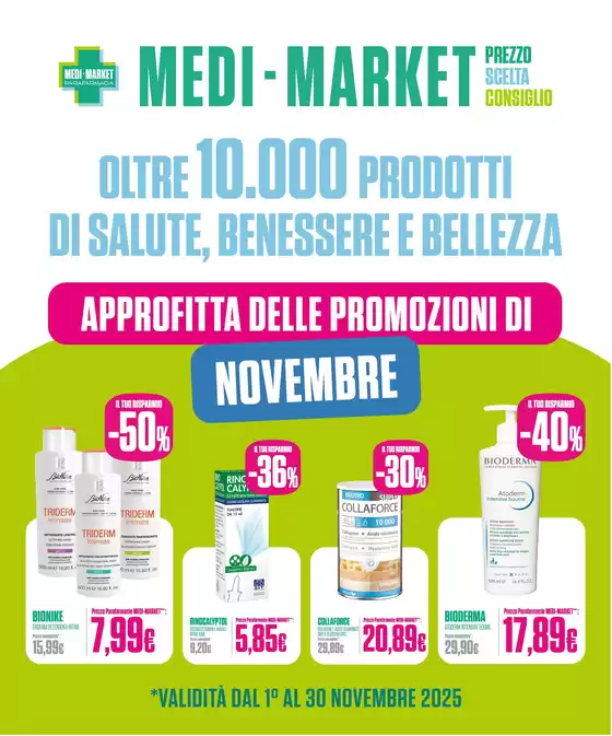 Volantino Medi-Market | Nuova apertura Latina | 2025-11-01T00:00:00.000Z - 2025-11-30T00:00:00.000Z