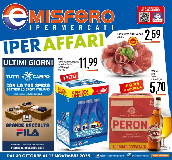 Volantino Emisfero a Bologna | IPER AFFARI | 2025-10-30T00:00:00.000Z - 2025-11-12T00:00:00.000Z