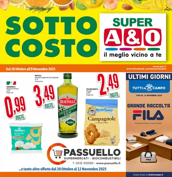 Volantino A&O a Bologna | Sottocosto | 2025-10-30T00:00:00.000Z - 2025-11-08T00:00:00.000Z