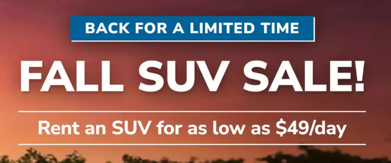 Volantino Budget a Rovigo | Fall suv save! | 2025-10-31T00:00:00.000Z - 2025-11-16T00:00:00.000Z