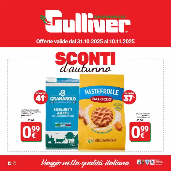 Volantino Gulliver a Bologna | Sconti d'autunno | 2025-10-31T00:00:00.000Z - 2025-11-10T00:00:00.000Z