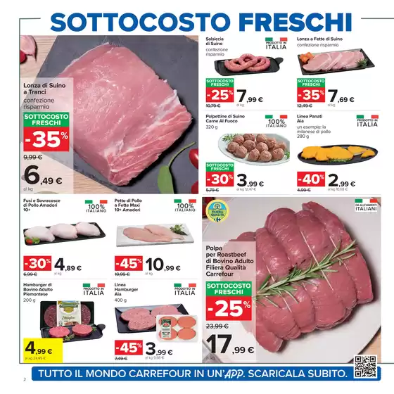 Sottocosto freschi