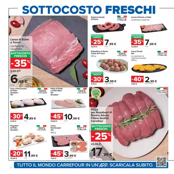 Sottocosto freschi