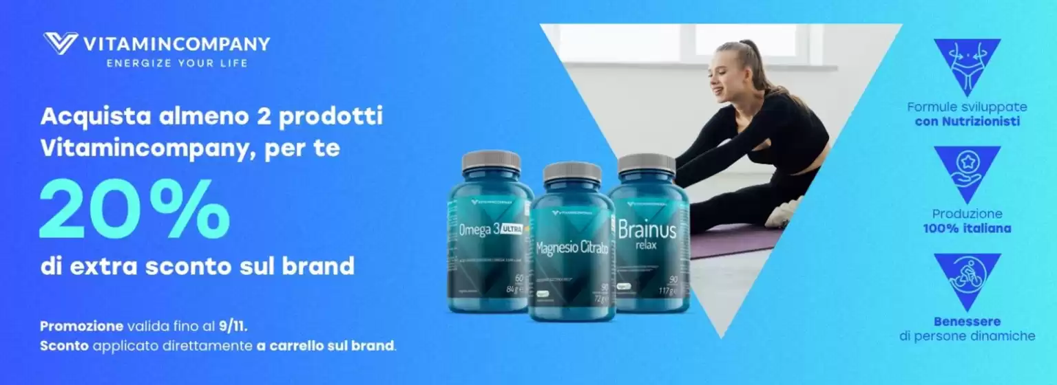 Volantino Amicafarmacia a Trieste | 20% di extra sconto sul brand | 2025-10-31T00:00:00.000Z - 2025-11-09T00:00:00.000Z