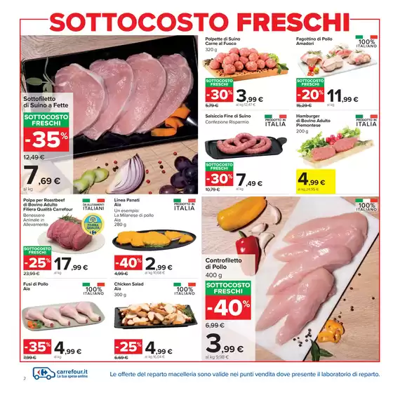 Sottocosto freschi 