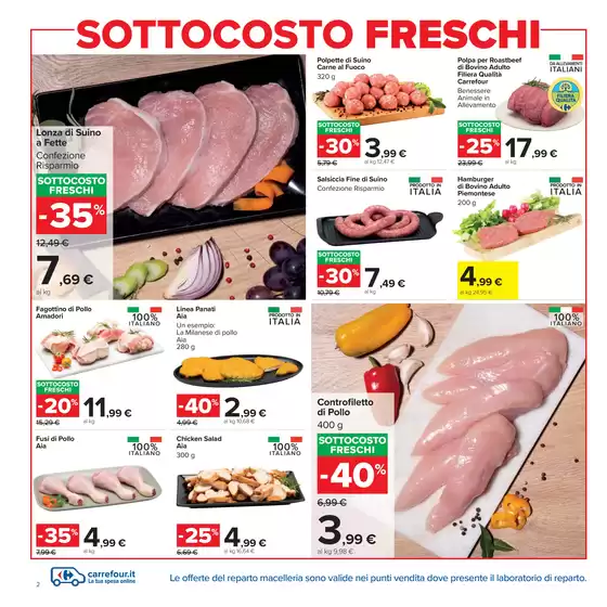 Sottocosto freschi 