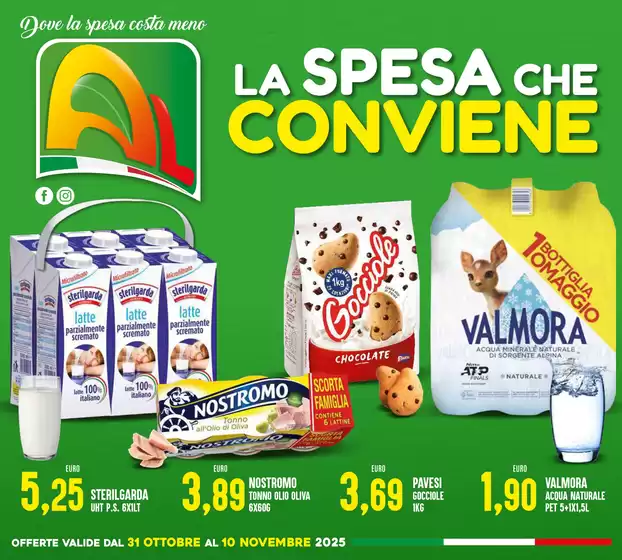 Volantino Al Discount a Modena | LA SPESA CHE CONVIENE | 2025-10-31T00:00:00.000Z - 2025-11-10T00:00:00.000Z