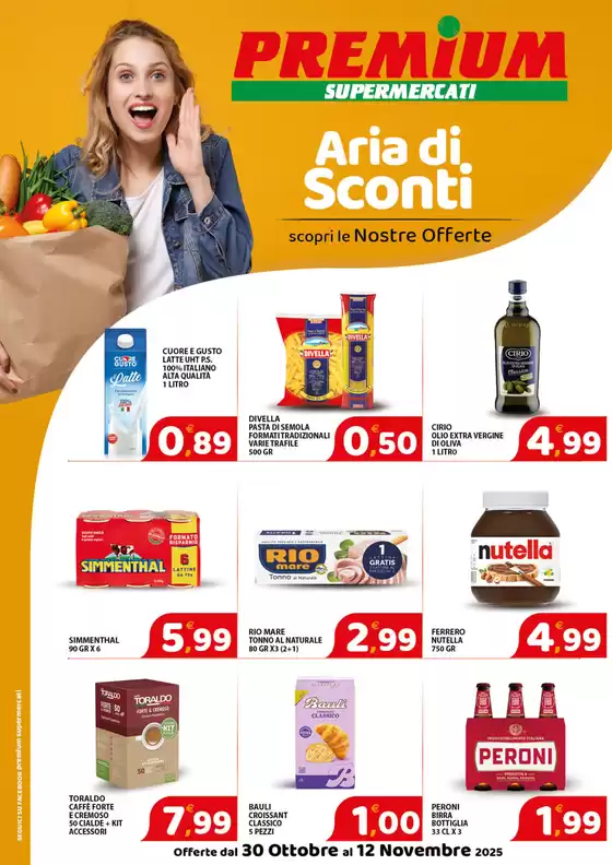 Volantino Premium Supermercati a Borgarello | Aria di sconti | 2025-10-31T00:00:00.000Z - 2025-11-12T00:00:00.000Z