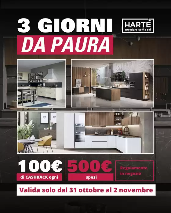 Volantino Hartè a Bologna | 3 giorni da paura | 2025-10-31T00:00:00.000Z - 2025-11-02T00:00:00.000Z