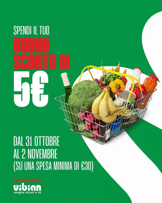 Volantino Vibian | Buono sconto di 5€ | 2025-10-31T00:00:00.000Z - 2025-11-02T00:00:00.000Z