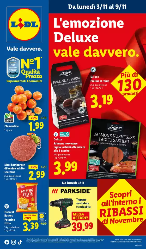 Volantino Lidl a Villabate | L'emozione Deluxe vale davvero | 2025-11-03T00:00:00.000Z - 2025-11-30T00:00:00.000Z
