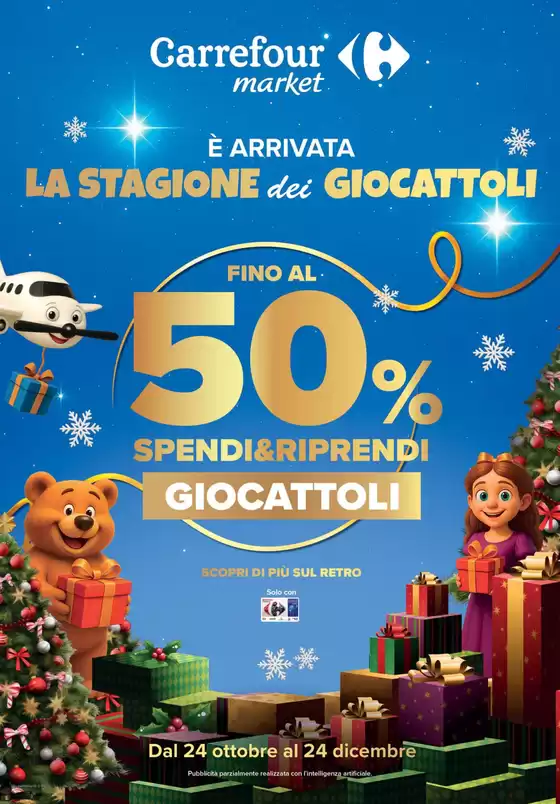 Volantino Carrefour Market | È arrivata la stagione dei giocattoli! | 2025-10-24T00:00:00.000Z - 2025-12-24T00:00:00.000Z