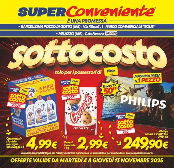 Volantino SuperConveniente a San Lorenzo in Campo | Sottocosto | 2025-11-04T00:00:00.000Z - 2025-11-13T00:00:00.000Z