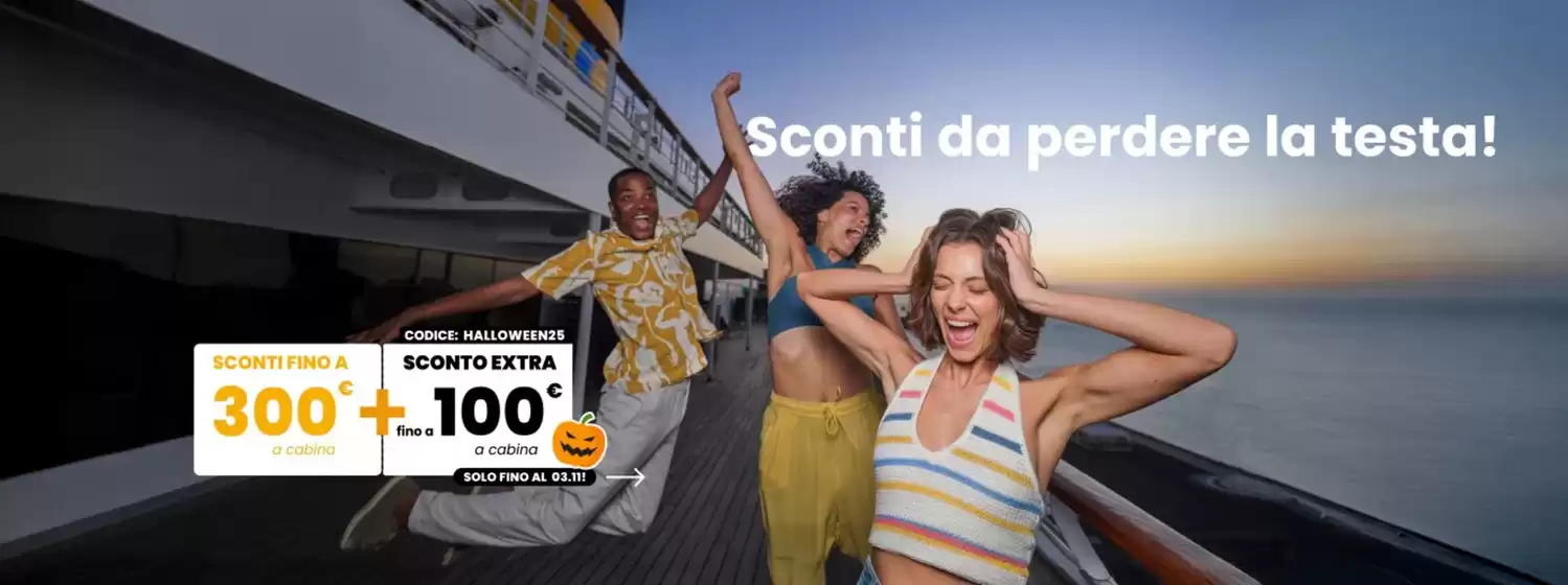 Volantino Costa Crociere a Grammichele | Sconti da perdere la testa! | 2025-11-01T00:00:00.000Z - 2025-11-03T00:00:00.000Z