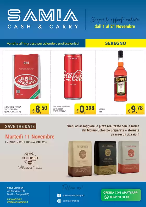 Scopri le offerte valide dall'1 all 21 novembre