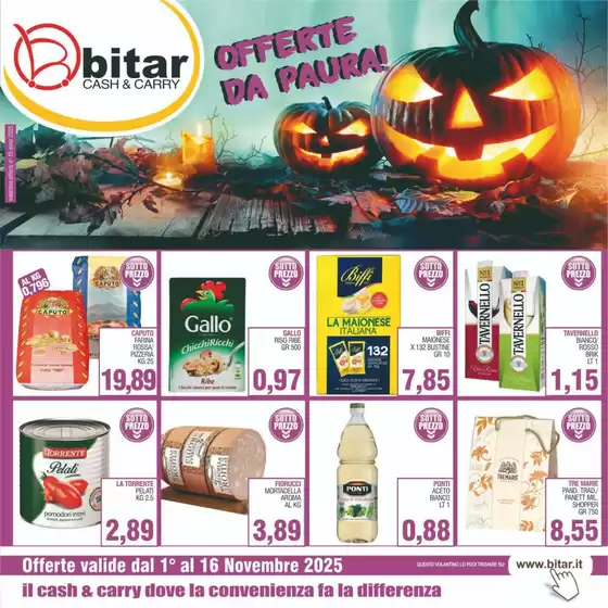 Volantino Bitar a Thiene | Offerte da paura! | 2025-11-02T00:00:00.000Z - 2025-11-16T00:00:00.000Z